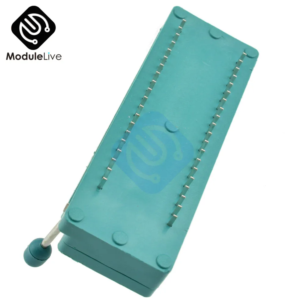 Зеленый DIP Универсальный ZIF IC Разъем тестового припоя Тип 40P 40Pin ZIP