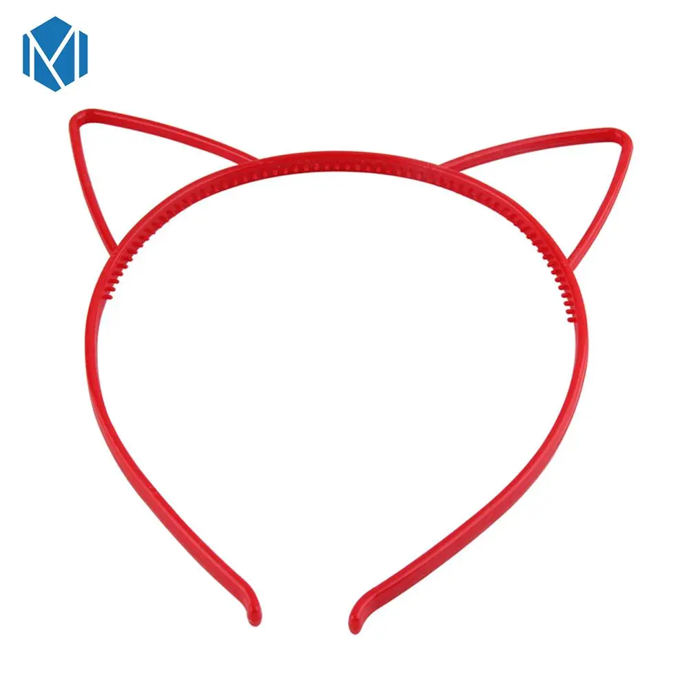 cat 10 Милые детские Мультяшные повязки для волос, сексуальные кошачьи ушки, повязки на голову для девочек, головные уборы, обруч для волос для женщин, вечерние аксессуары для волос - Цвет: cat 10
