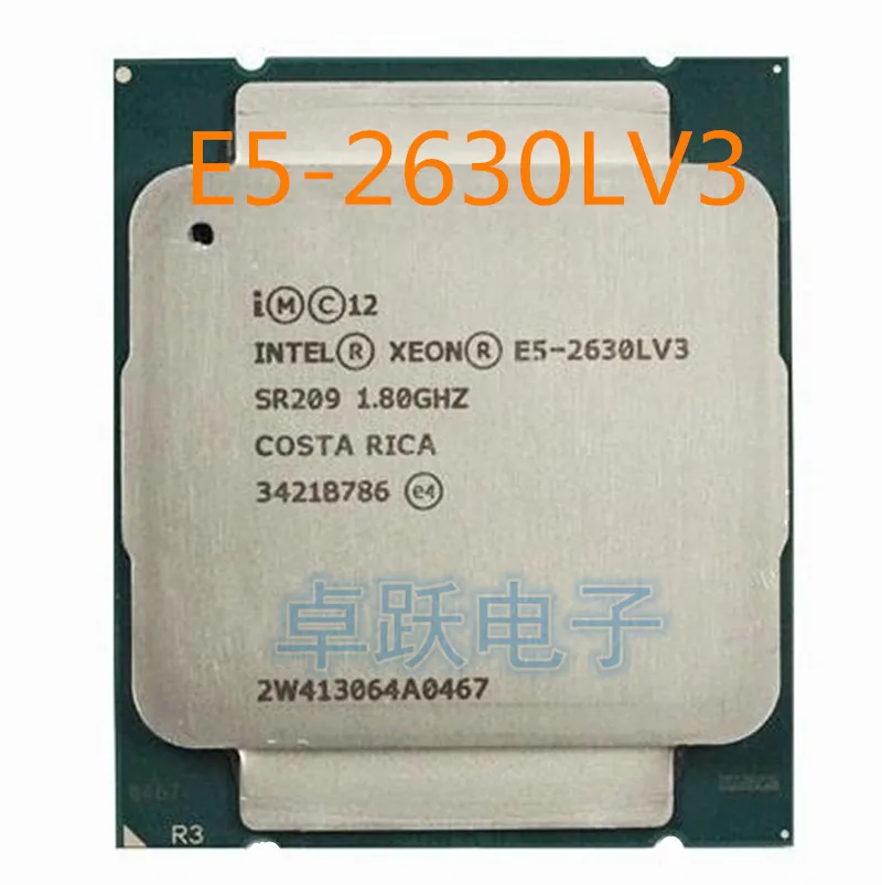 Оригинальный процессор Intel Xeon OEM версии E5 2630LV3 8 cores 1 80 ГГц 20 МБ 22 нм Φ 2630L