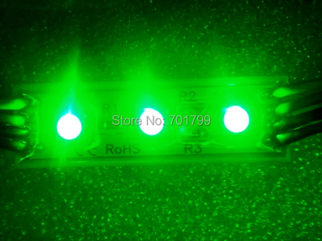 IP68 LED 5050 SMD RGB модуль вход DC12V 0 72 Вт Размер: 45 мм * 12 20 шт. в нитке 10 см расстояние между