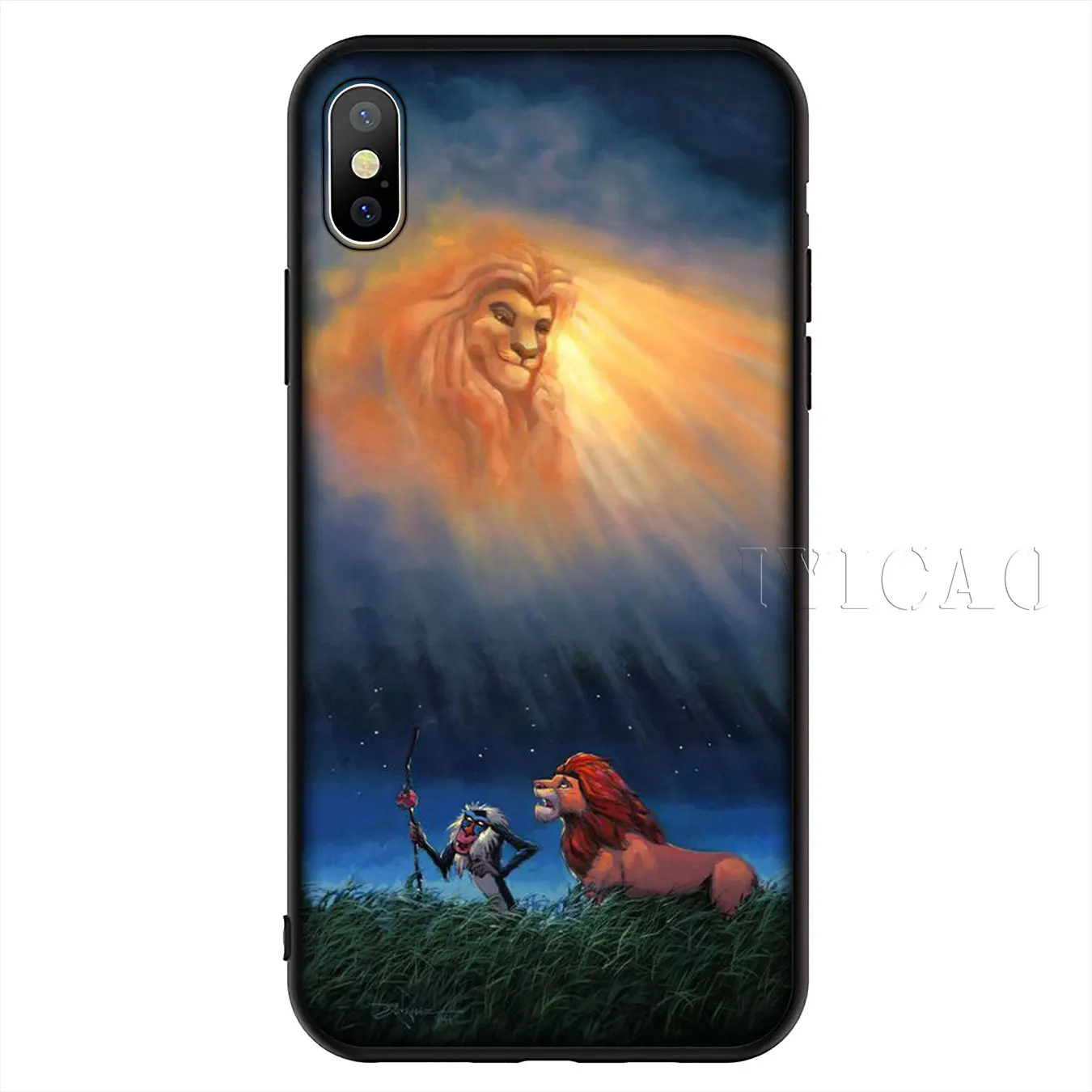 10 YIMAOC мультфильм Король Лев Мягкий силиконовый чехол для телефона для iPhone XR X XS Max X 6 6S 7 8 Plus 5 5S SE черный ТПУ чехол - Цвет: 10