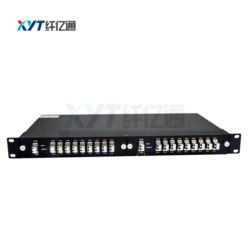 dual fiber rackmount cwdm euipment 8 channel (2 input 16 output) CWDM MUX DEMUX