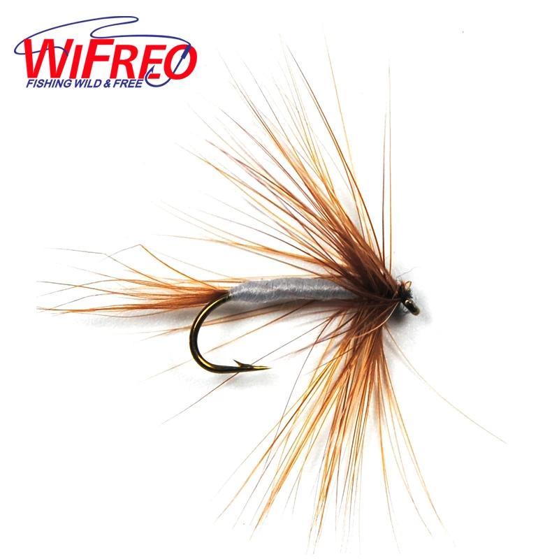 10 шт. # Wifreo коричневая нахлыстовая птица для ловли форели|fly tube|fly rodfli |
