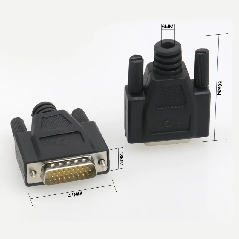 26 Pin Solid D SUB DB26 3 рядный серийный параллельный порт бесщелевой Штекерный и