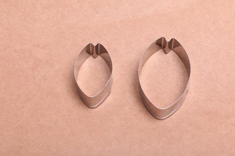 2 шт./лот из нержавеющей стали тюльпан формы для торта глиняная резинка