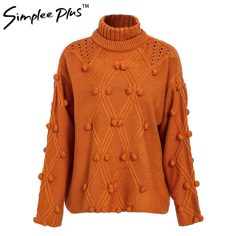 Simplee плюс вязаный свитер женский трикотажный рукав летучая мышь зимний 2018 осень