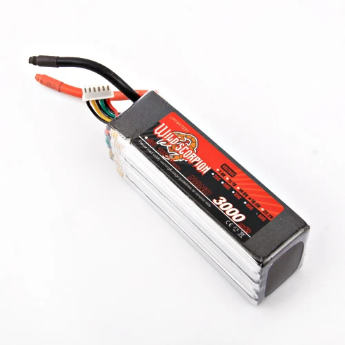 1 шт. литий-полимерный аккумулятор Wild scorpion 18 5 в 3000 мА/ч 60C 5S для радиоуправляемого