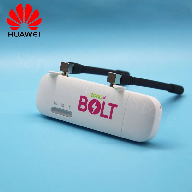 Huawei USB wifi модем E8372 E8372h 153 4G LTE ключ плюс пара антенны Carfi PK E8377|3G/4G роутеры| |