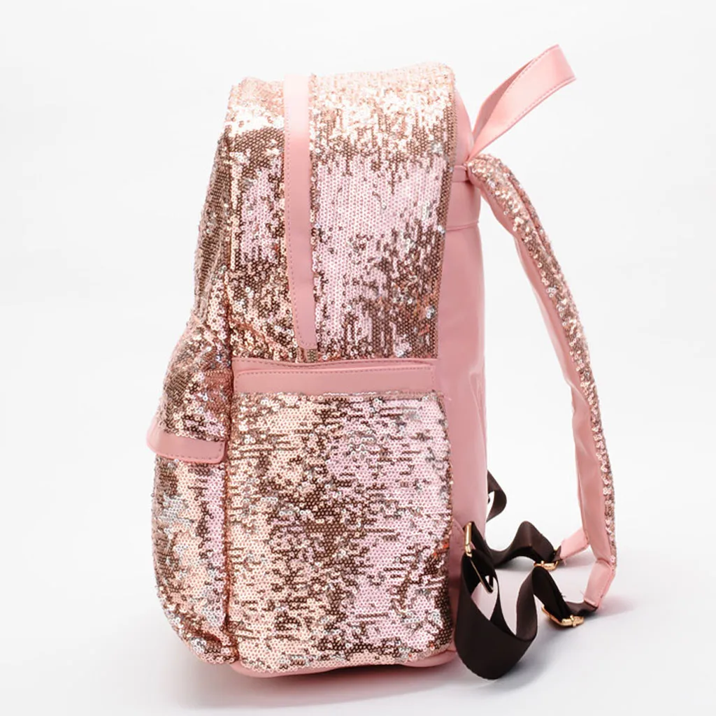 Рюкзак женский Mochilas Mujer женский открытый Корона блестки красочный дорожный Рюкзак Комплект для ученика сумки mochila p