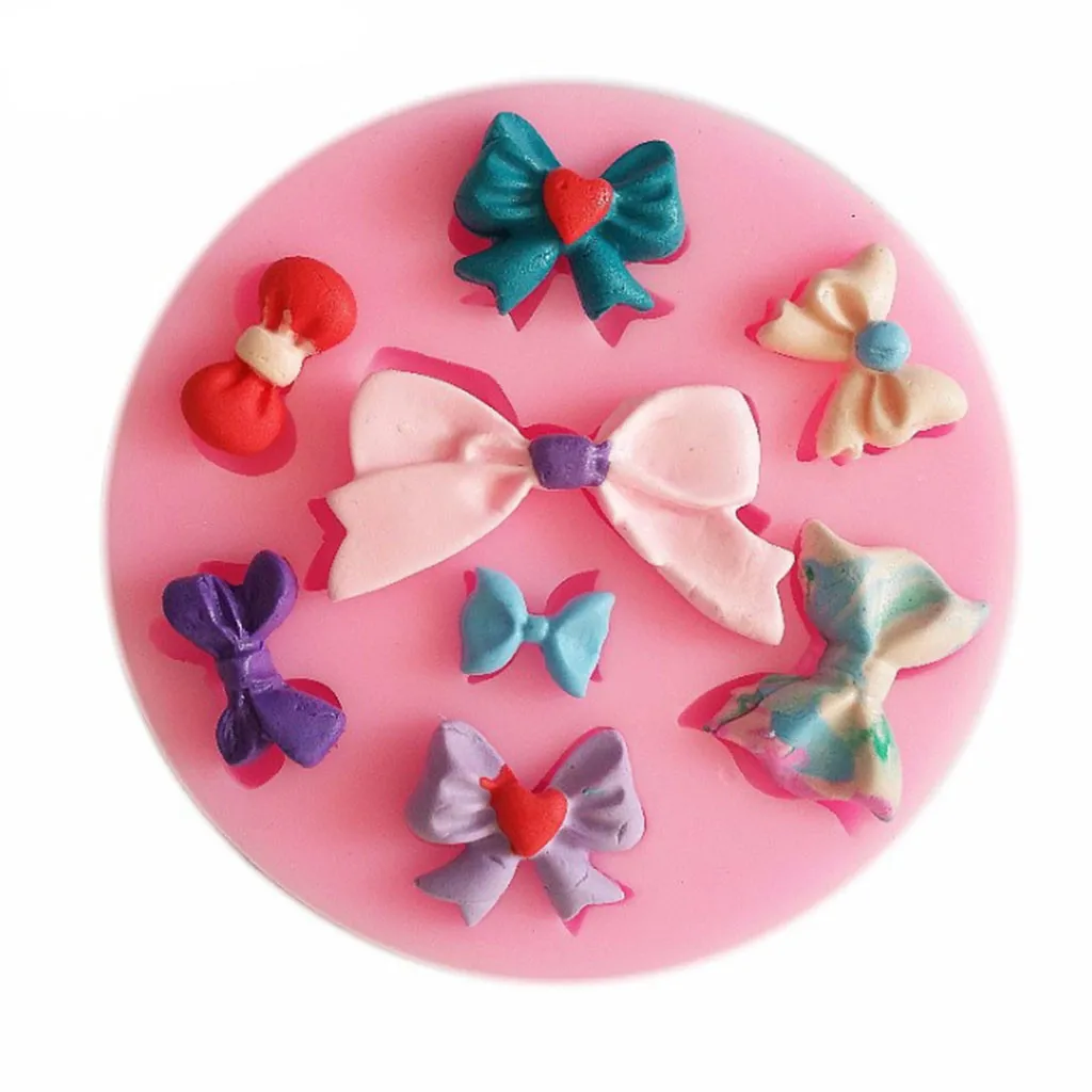 Силиконовая форма для торта DIY Форма банта шоколадный торт печенье глина помадка