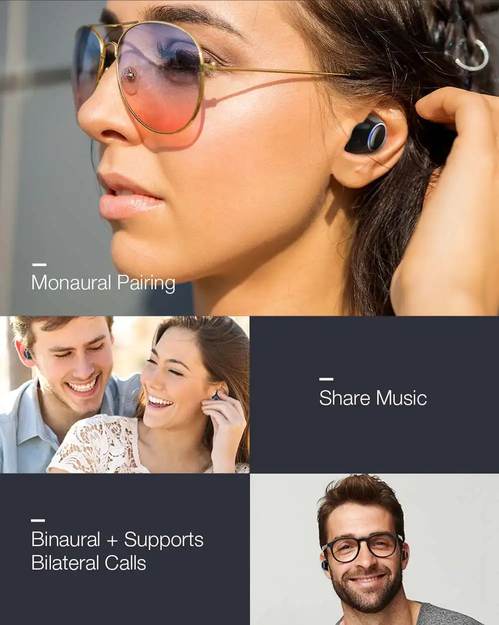 BlitzWolf FYE3S TWS True беспроводной Bluetooth 5,0 наушники цифровой дисплей питания смарт-сенсорный двусторонний вызов наушники зарядная коробка