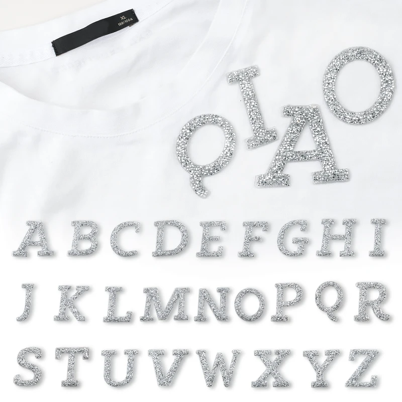 A-Z, 1 шт., Английский алфавит, стразы, железные нашивки для одежды, горячая фиксация, аппликация, одежда, обувь, сумки, украшение, нашивка, сделай сам