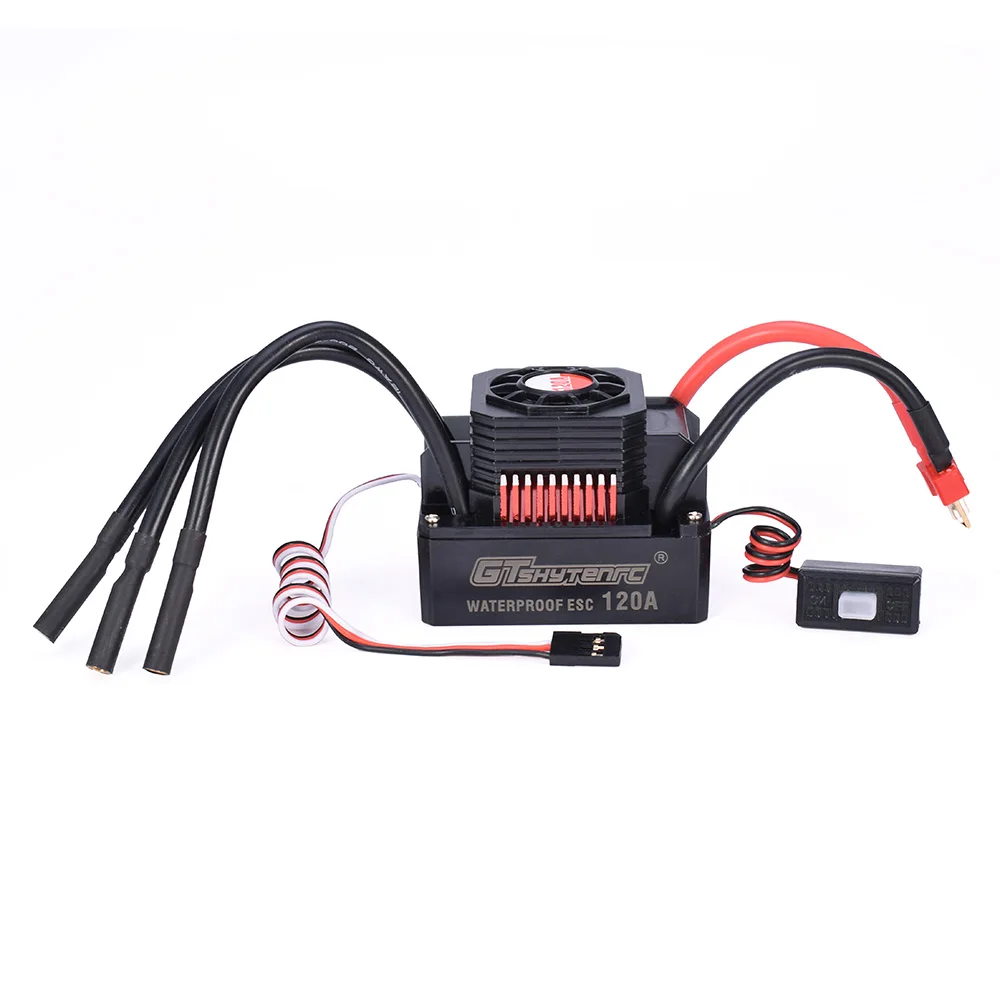 GTSKYTENRC Водонепроницаемый комбо F540 3300KV 4370KV бесщеточный двигатель w/45A ESC для 1/10 RC Tamiya осевой штук/лот