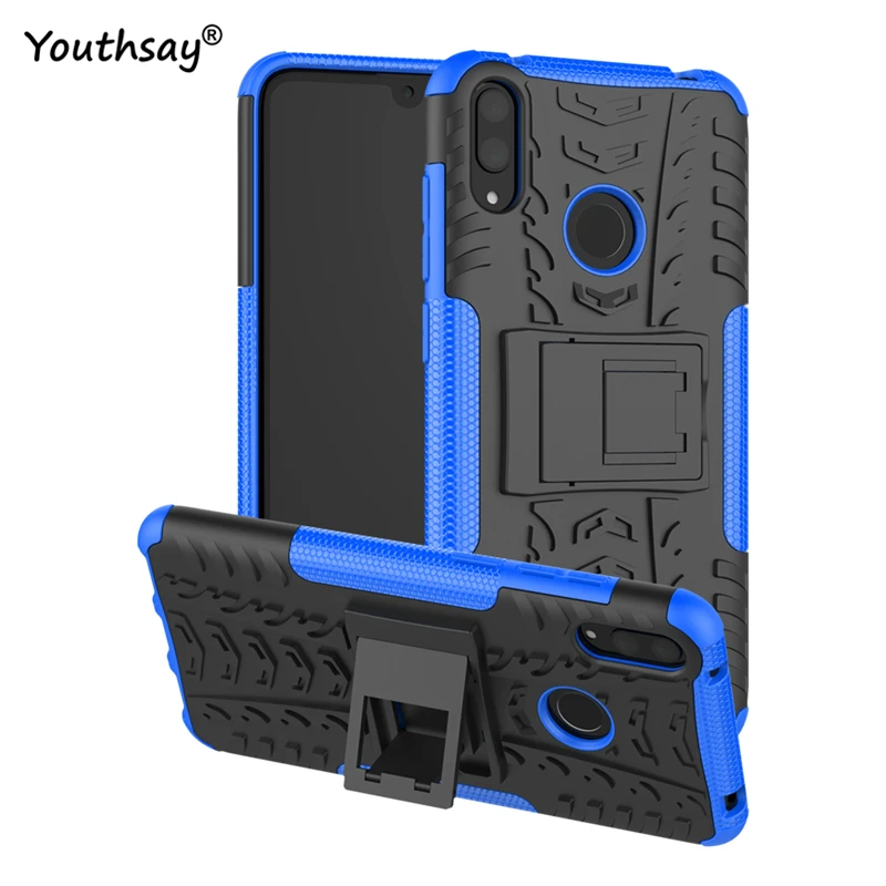 

For Huawei Enjoy 9 Case Heavy Duty Hard Rubber Silicone Phone Case Cover Enjoy 9 Case for Huawei Y7 Pro 2019 Fundas Phone Case