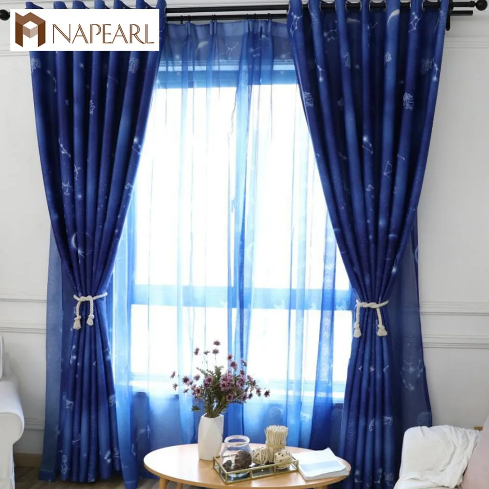 NAPEARL Rideaux затемненные занавески на окна под заказ универсальные тюлевые для