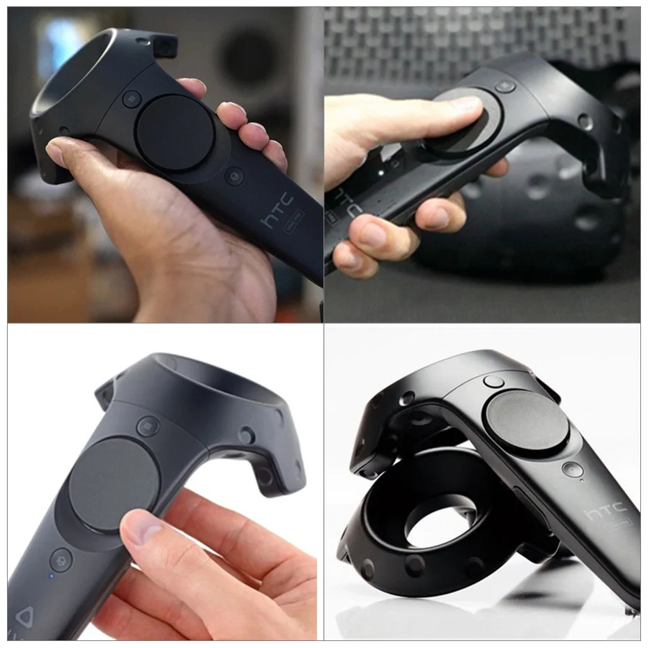 Силиконовый чехол с ручкой контроллера защитный для HTC Vive VR противоскользящая