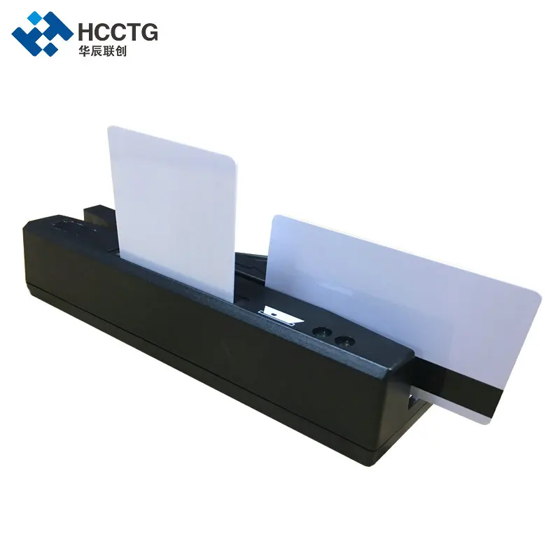 USB Все в одном Track 1/2/3 магнитная карта RFID считыватель для MSR& IC(chips On Board) Psam карты HCC-110
