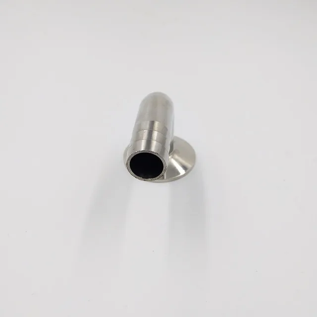 Санитарный 1,"(50,5 мм) тройной зажим x 3/4"(19 мм) Колено шланга из нержавеющей стали 304 90 градусов колено шланга