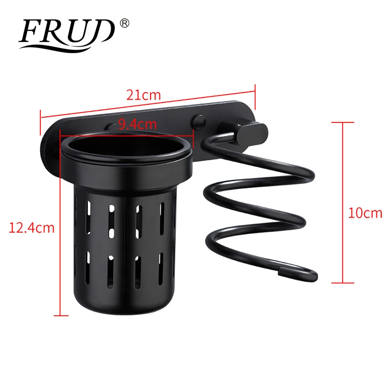 FRUD черный фен для ванной комнаты держатель настенный стеллаж пространство