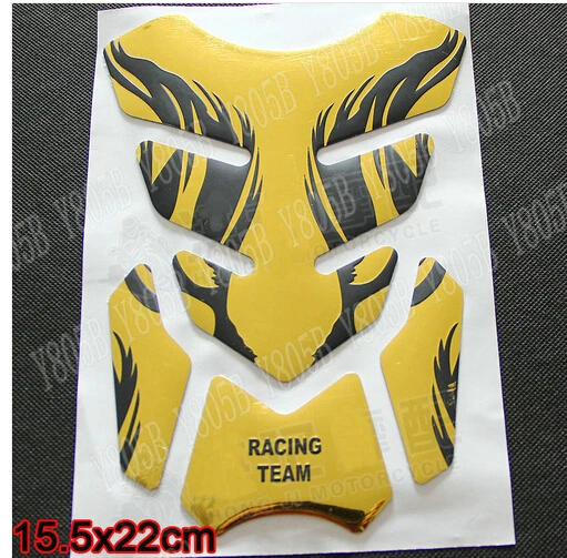 Протектор для бензобака Chrome Flame протектор Honda Yamaha Suzuki Kawasaki Street BMW KTM Aprilia Ducati Buell Triumph
