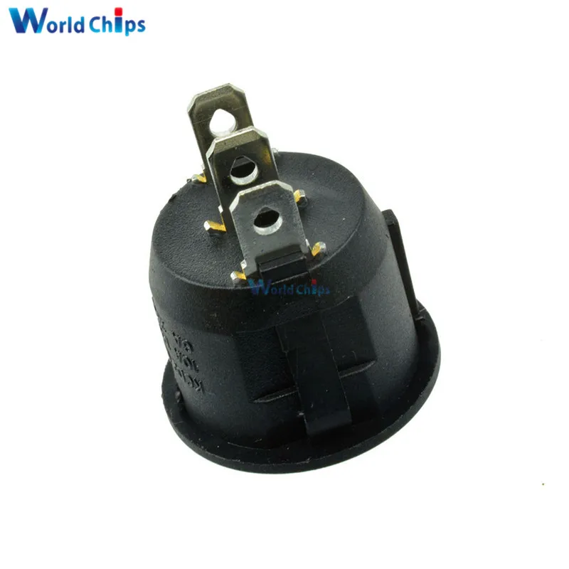 5 шт. мини 3 контактный круглый черный SPDT вкл. ВЫКЛ.|rocker switch pin|switch blackswitch mini |