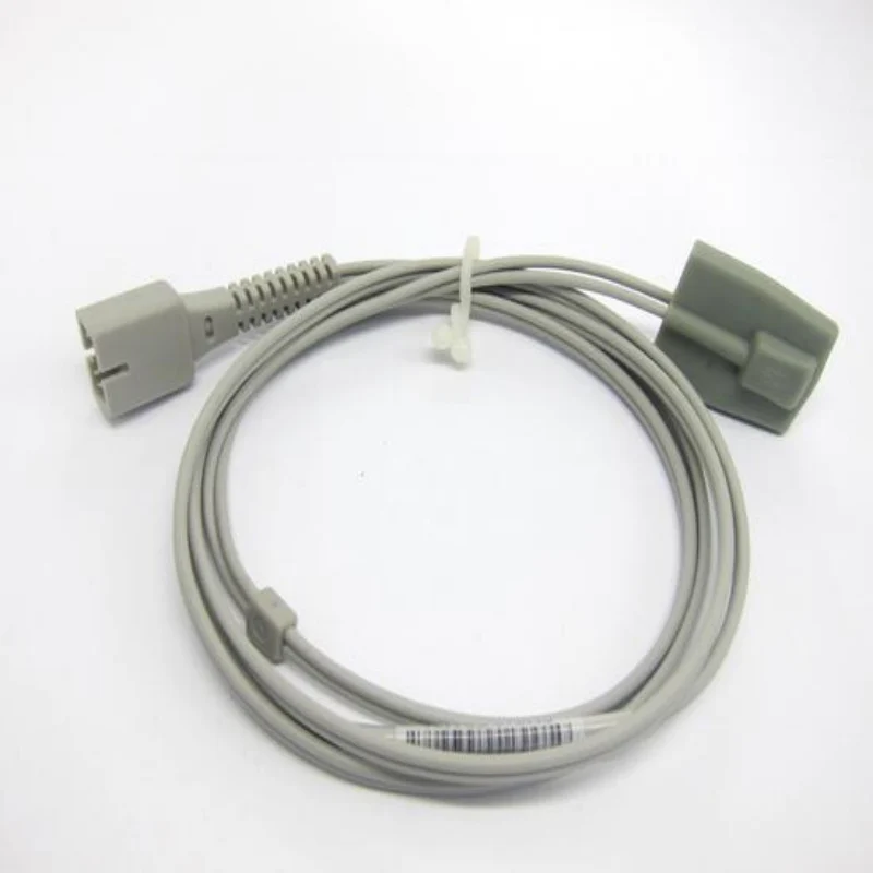 Педиатрический силиконовый Spo2 датчик пульса-оксиметра зонд из ТПУ 1 м совместим с