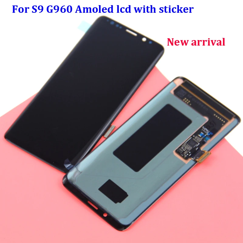 5," AMOLED протестированный ЖК-дисплей для SAMSUNG Galaxy S9 G960F G960U сенсорный экран дигитайзер Замена дисплея