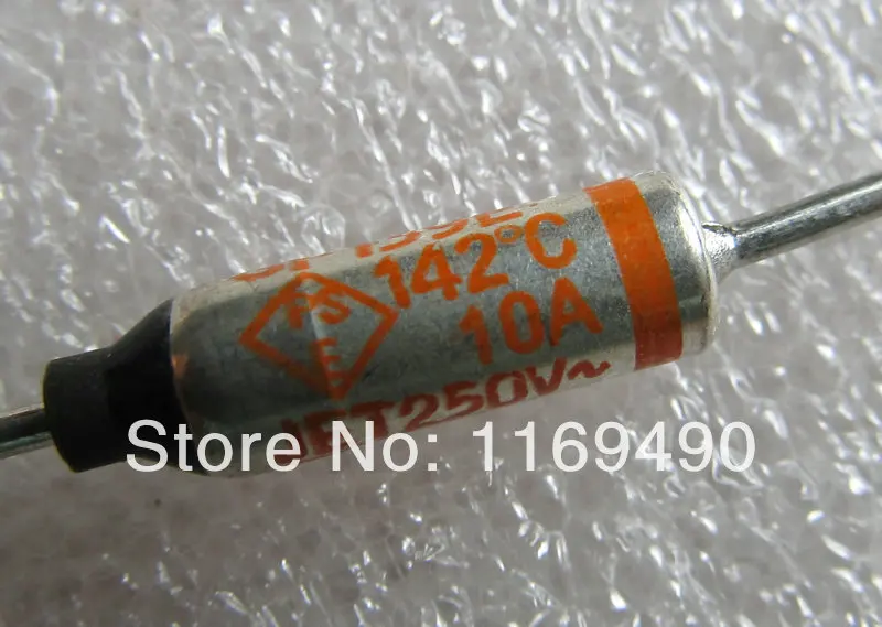 

10pcs SEFUSE Thermal Cutoffs SF139E Thermal Fuse 142C TF Cutoff 10A 250V New Free shipping