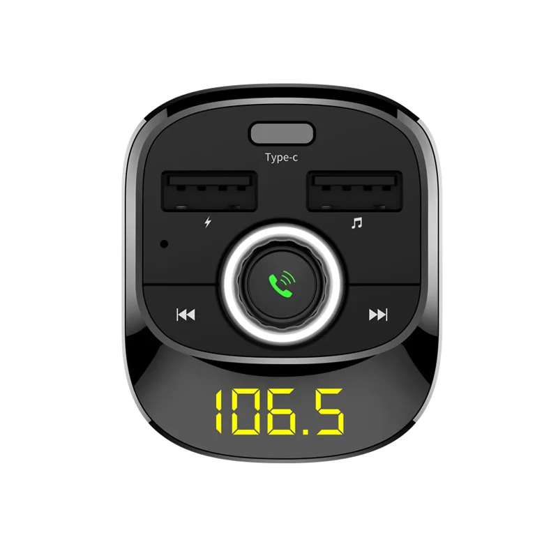 JaJaBor FM передатчик беспроводная гарнитура Bluetooth автомобильный комплект двойной USB