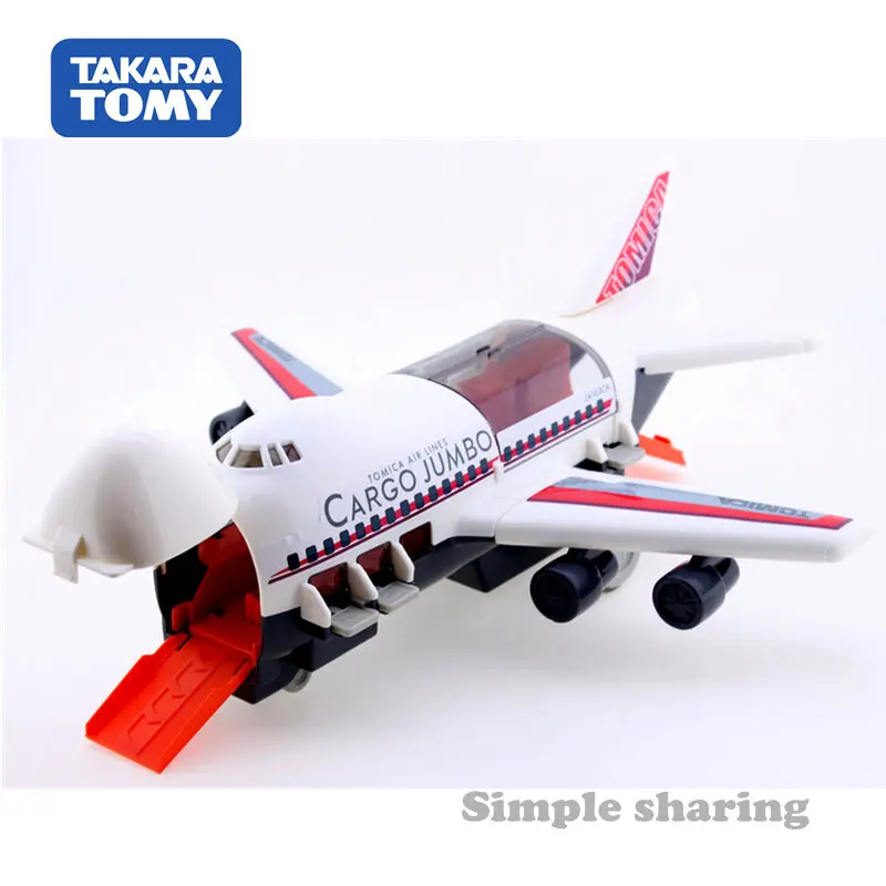 TAKARA TOMY TOMICA cargo JUMBO комплект модели самолета diecast pop детские игрушки волшебный Забавный развивающий самолет игрушки горячий миниатюрный самолет