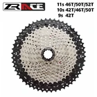 Zracing велосипедная кассета 9 10 11 скоростной MTB велосипед freewheel 11-42T  11-46T  11-50T  11-52T для ALIVIO  DEORE  SLX  XT