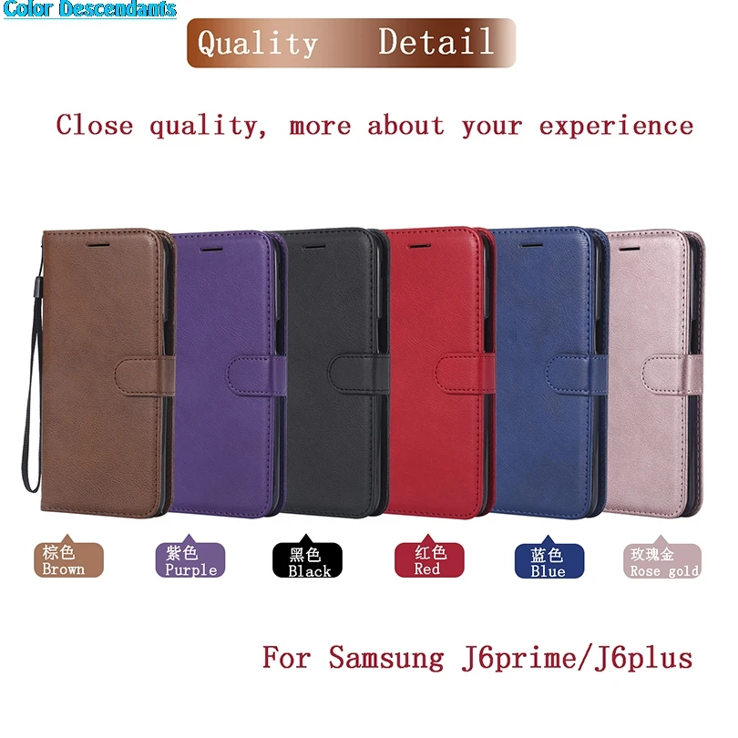 Из искусственной кожи с откидной крышкой чехол для samsung Galaxy A3 A5 A6 A8 J2 Pro J4 J6 плюс J8 J3 J5 J7 Duo Prime Note 8 9 чехол Чехол Funda