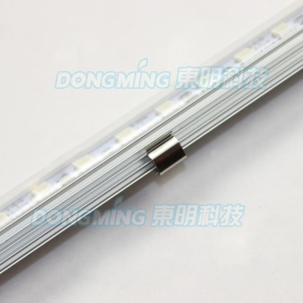 6 шт. 5050 smd 0 5 м твердая Светодиодная лента luces 12 в 50 см 36led RGB U алюминиевый профиль +