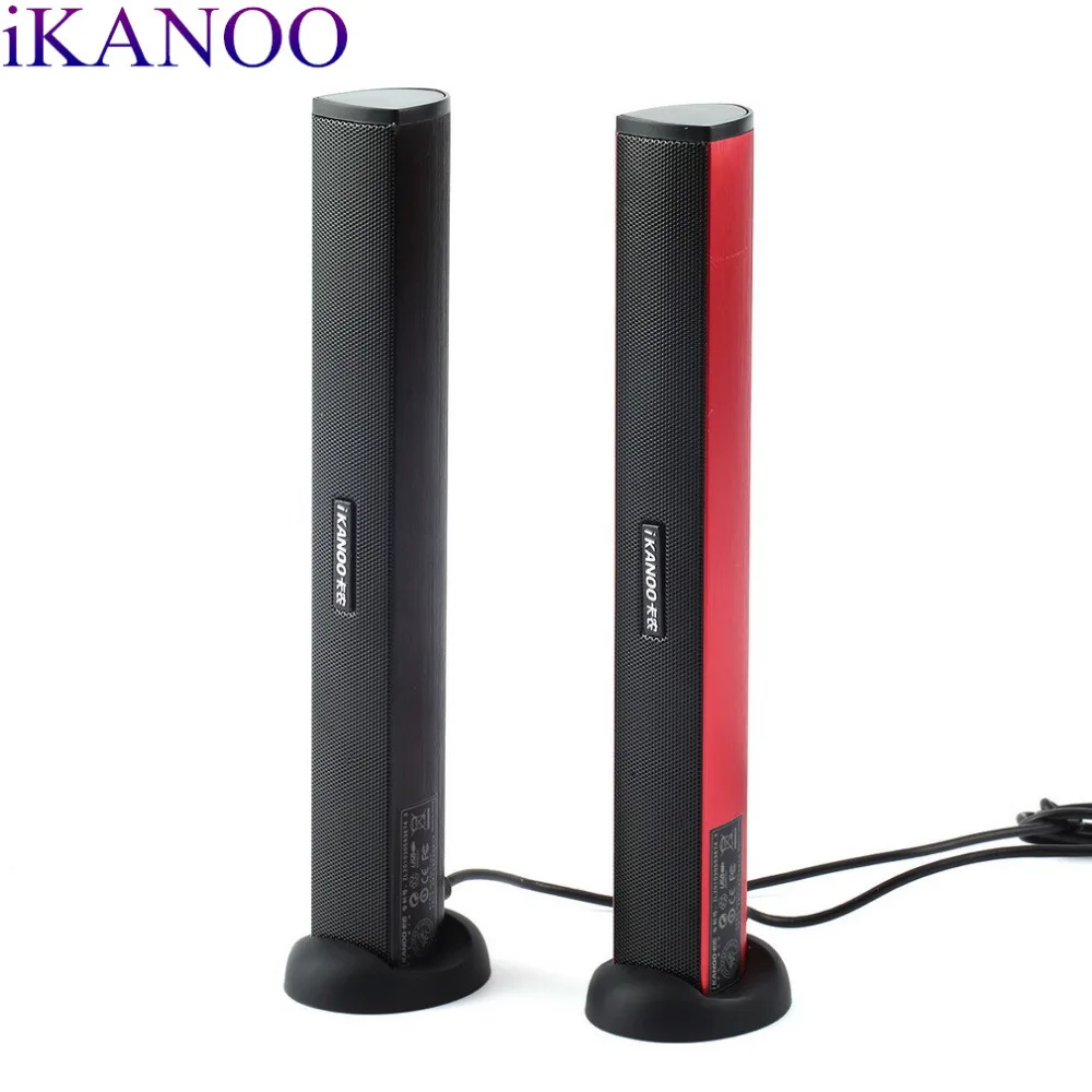 IKANOO N12 Usb портативный ноутбук стерео динамик аудио саундбар мини USB s звуковая панель к ПК горячая