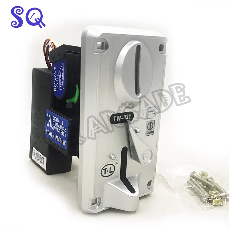 

TW131 Coin selector /Coin operated spare parts /Arcade coin acceptor/ /Token slot/Toy crane machine/simulator racing machine