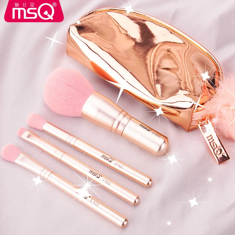 MSQ 4 шт. мини кисти для макияжа набор теней век кистей pincel maquiagem мягкие