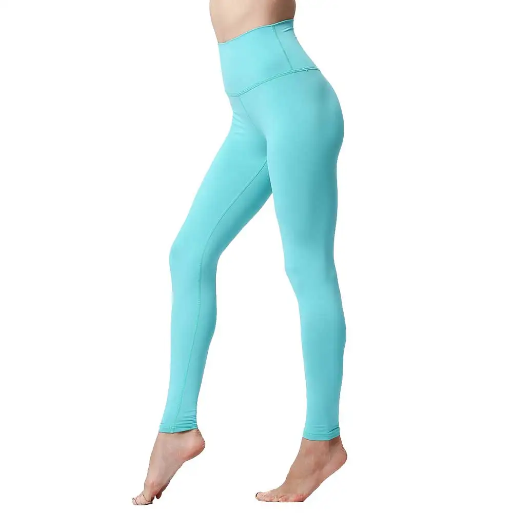 Green Pant Штаны для йоги, леггинсы для фитнеса, пуш-ап, высокая талия, колготки, одноцветные, полиэстер, для бега, для спортзала, тренировки, женские спортивные брюки - Цвет: Green Pant