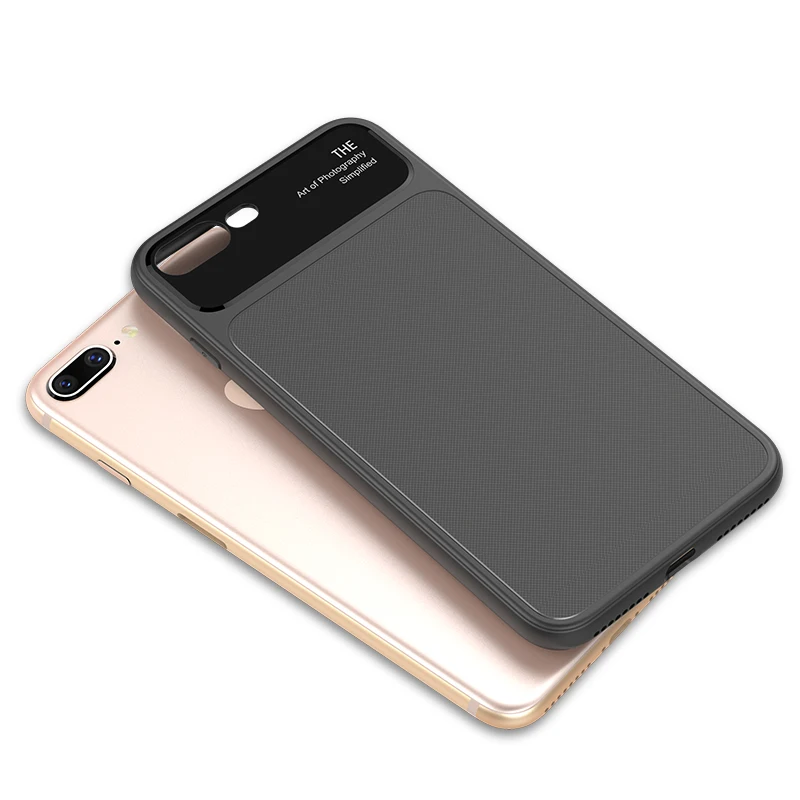 JUPOW Soft TPU Luxury Case For iPhone 8 creen Protector Tempered Glass Shockproof Full Back Cover X 7 10 Plus |