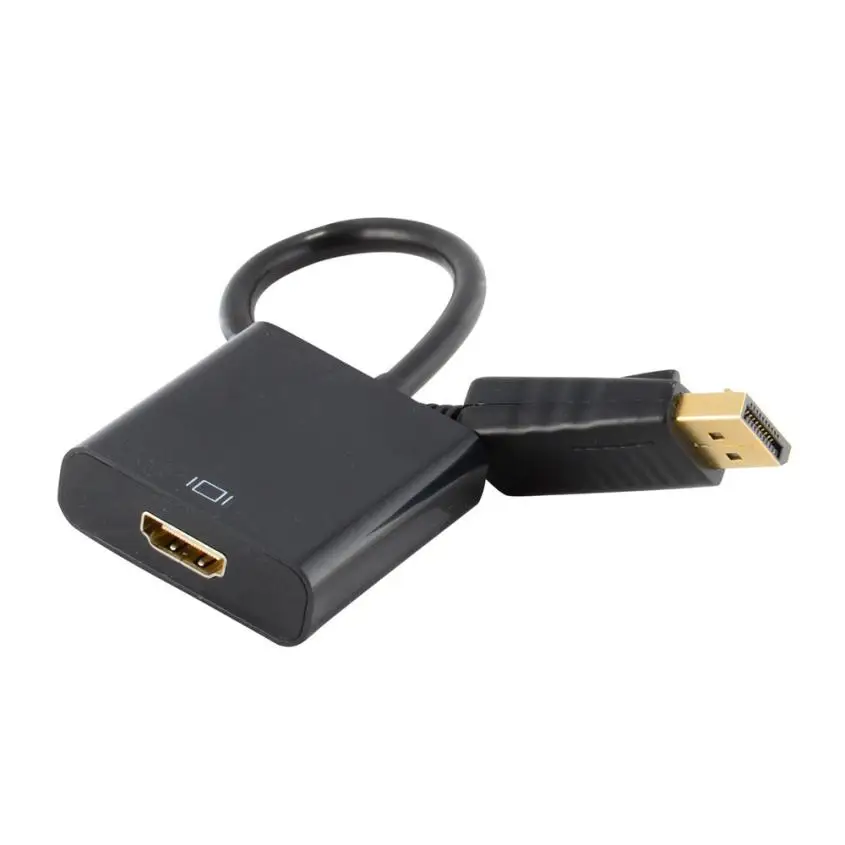 HIPERDEAL DisplayPort DP папа к HDMI Женский адаптер кабель конвертер для Dell HP Lenovo Прямая