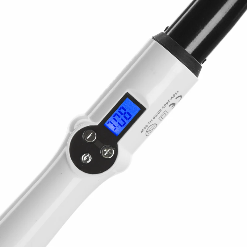 IKV Новое поступление Керамические цифровые щипцы для завивки волос Инструменты