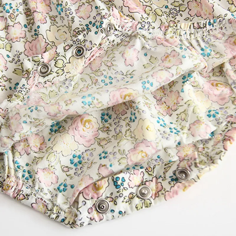 2019 Newborn Baby Girl Rompers Summer Girls Clothing Cute Flower Flora Cotton Jumpsuit Playsuit | Детская одежда и обувь