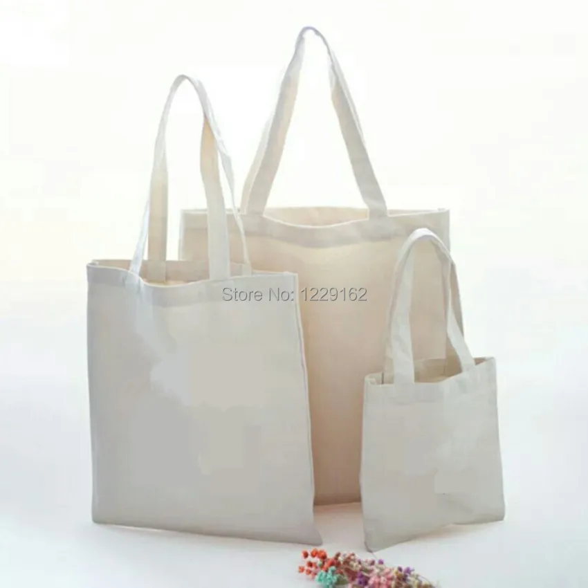 Пустая Холщовая Сумка для DIY покраски хлопковая через плечо Экологичная