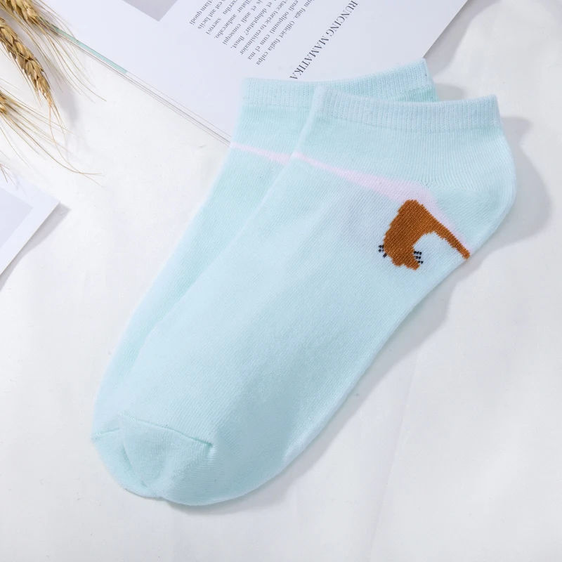 5 colors Women Socks Girls Cute Cartoon Boat Fashion Lady Spring And Summer Short Casual Ankle New Dropshipping | Женская одежда