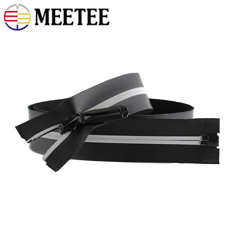 Светоотражающая водонепроницаемая куртка Meetee 5 # на молнии невидимая нейлоновая