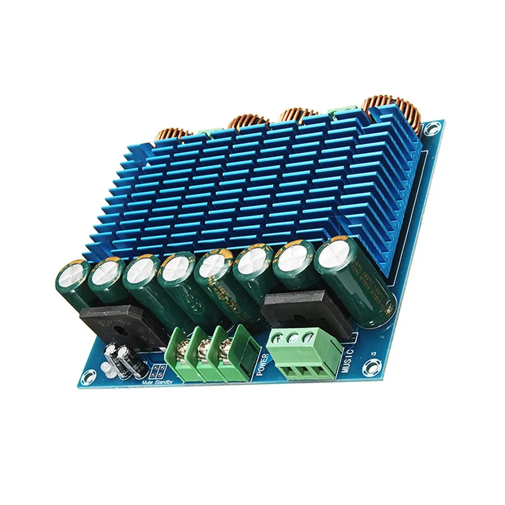 XH-M252 tda8954-й двойной чип D Цифровой усилитель доска Аудио усилитель плата 420 Вт* 2