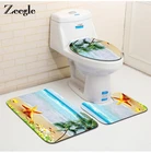 3 шт., Нескользящие коврики для ванной и туалета