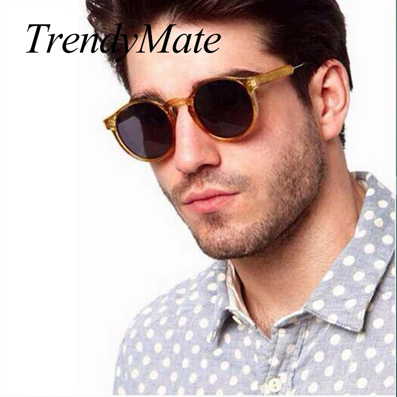 Очки солнцезащитные круглые в стиле стимпанк для мужчин и женщин модные