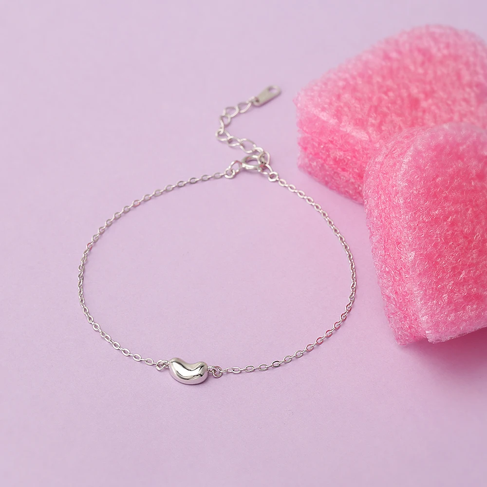 Звено цепи Смарт браслеты стерлингового серебра 925 BanglesBijoux En Argent для женщин