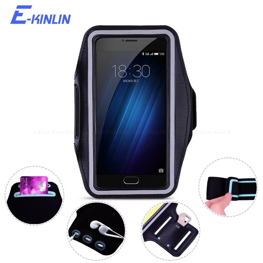 Чехол на руку для Meizu M5 M3 M3s Mini Note Max M3x M3e MX6 MX5 MX5e U10 U20 Sport Running Gym Phone holder Bag