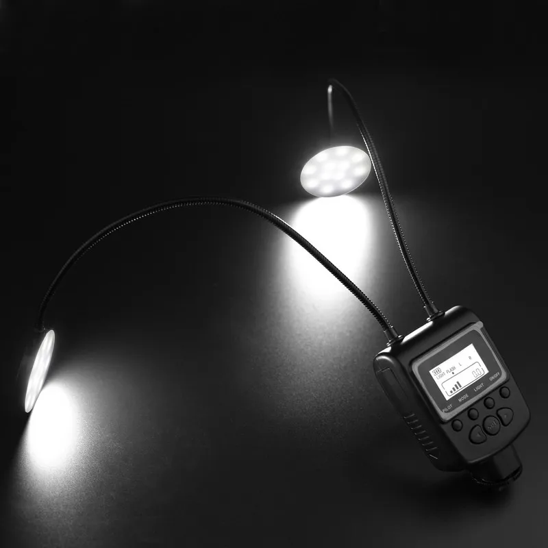 SAMTIAN гибкий ML-2D 24LED Макро Вспышка Speedlite металлический шланг произвольный ЖК-дисплей для Canon Nikon Panasonic Olympus MI-sony